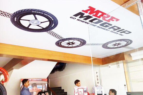 MRF Showroom @Ahemdabad