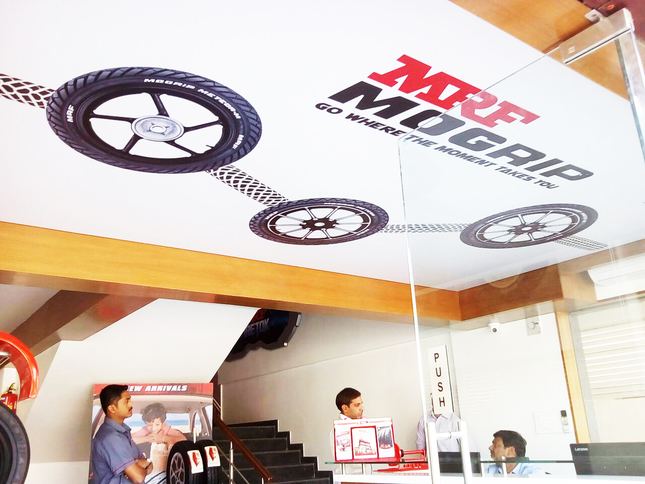 MRF Showroom @Ahemdabad